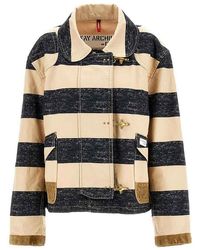Fay - Casual Striped Jacket - Lyst