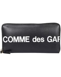 Comme des Garçons - Zip Around Logo Wallet - Lyst