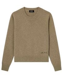 A.P.C. - Anna Boxy Wool Sweater - Lyst