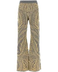 Etro - Wide Trousers - Lyst