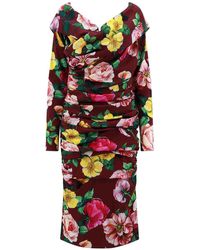 Dolce & Gabbana - Midi Dress - Lyst