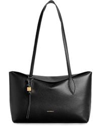 Coccinelle - Handbag Grained Leather Noir - Lyst