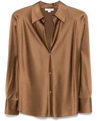 Vince - Bias Ls Blouse - Lyst