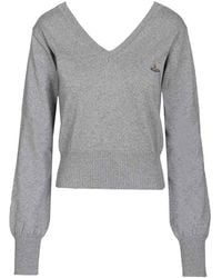 Vivienne Westwood - Beatrice Cotton And Cashmere Sweater - Lyst