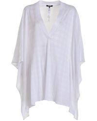 Balmain - Cover-up With Monogram And V-neck - Lyst