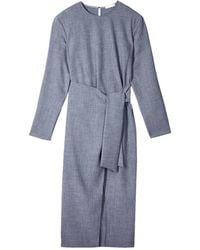 Patrizia Pepe - Wrap Midi Dress - Lyst