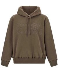MM6 by Maison Margiela - Fleece Sweatshirt - Lyst