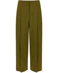 Theory - Deep Pleat Pants - Lyst