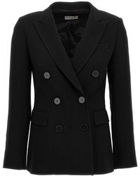 Alberto Biani - Cady Double-Breasted Blazer - Lyst