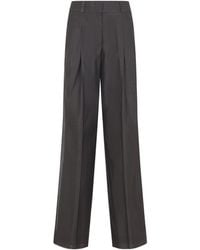 Peserico - Cotton And Silk Pants - Lyst