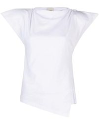 Isabel Marant - Sebani Padded Asymmetric T-Shirt - Lyst