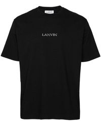 Lanvin - Cotton T-shirt With Logo - Lyst