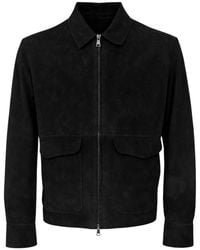 Franzese Collection - Midnight Bonded Suede Jacket - Lyst