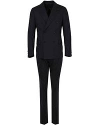 Lardini - Double-Breasted Iconic Drop 7 Reg Suit - Lyst