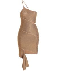 ANDREADAMO - Sequin One Shoulder Dress - Lyst