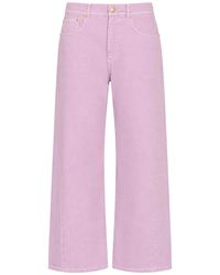 Alberta Ferretti - Cotton Bull Trousers - Lyst