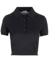 Loewe - Cropped Polo Shirt - Lyst