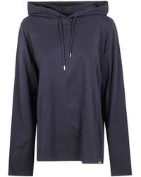 Courreges - Off Shoulder Hooded T-Shirt - Lyst