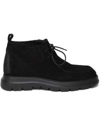 Giuliano Galiano - Caviar Suede Ankle Boot - Lyst