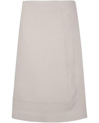 Jil Sander - Padded Details Skirt - Lyst