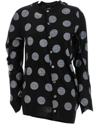 Junya Watanabe - Polka Dot Maxi Cardigan - Lyst