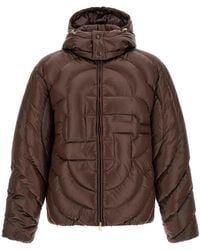 CASABLANCA - Monogram' Quilting Down Jacket - Lyst