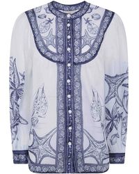 FARM Rio - Shirt Long Sleeve "Coast Scarf" - Lyst