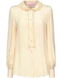 Valentino Garavani - Toute La V Silk Shirt - Lyst