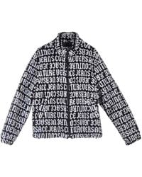 Versace Jeans Couture - Gothic Logo Teddy Jacket - Lyst