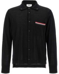 Thom Browne - Button Down Cardigan - Lyst