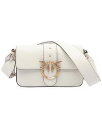 Pinko - Mini Love One Slouchy Shoulder Bag - Lyst