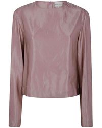 Loulou de Saison - Nino Round Neck Blouse - Lyst