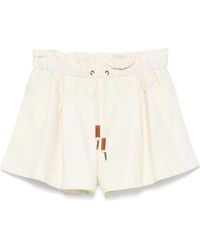 Moncler - Drawstring-Waist Shorts - Lyst