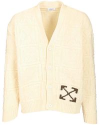 Off-White c/o Virgil Abloh - Arrow 3D Wool Cardigan - Lyst