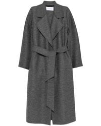 Harris Wharf London - Virgin Wool Coat With Belt - Lyst