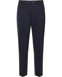 Herno - Mid-Rise Tapered Trousers - Lyst