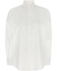 MM6 by Maison Margiela - Embroidery Shirt - Lyst