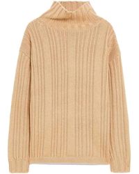 Max Mara - Vitalba Wool And Cashmere Polo-Neck Jumper - Lyst