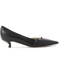 Giorgio Armani - Leather Court Decollete - Lyst