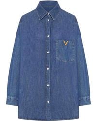 Valentino Garavani - Denim Shirt - Lyst
