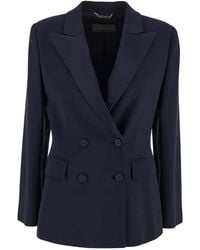 Alberta Ferretti - Blazer Enver Satin - Lyst