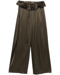 KHAITE - Kira Silk Trousers - Lyst