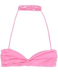 Magda Butrym - Knot Bikini Top - Lyst