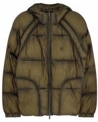 Represent - Padded And Quilted Nylon Down Jacket - Lyst