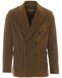 Circolo 1901 - Velvet Double Breasted Jacket - Lyst