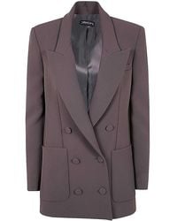 DR. HOPE - Over Double Breasted Coat - Lyst