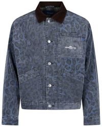 AWAKE NY - Leopard Printing Work Jacket - Lyst