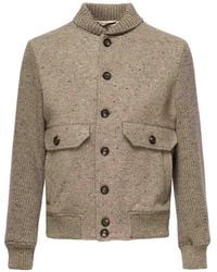 Eleventy - Wool Blend Jacket - Lyst