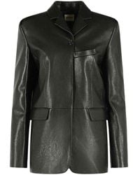KHAITE - Sarmine Leather Jacket - Lyst