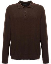 Zanone - Cashmere Wool Polo Shirt - Lyst